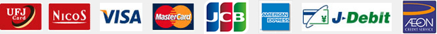 UFJ NICOS VISA MasterCard JCB AMERIKANEXPRESS J-Debit AEON